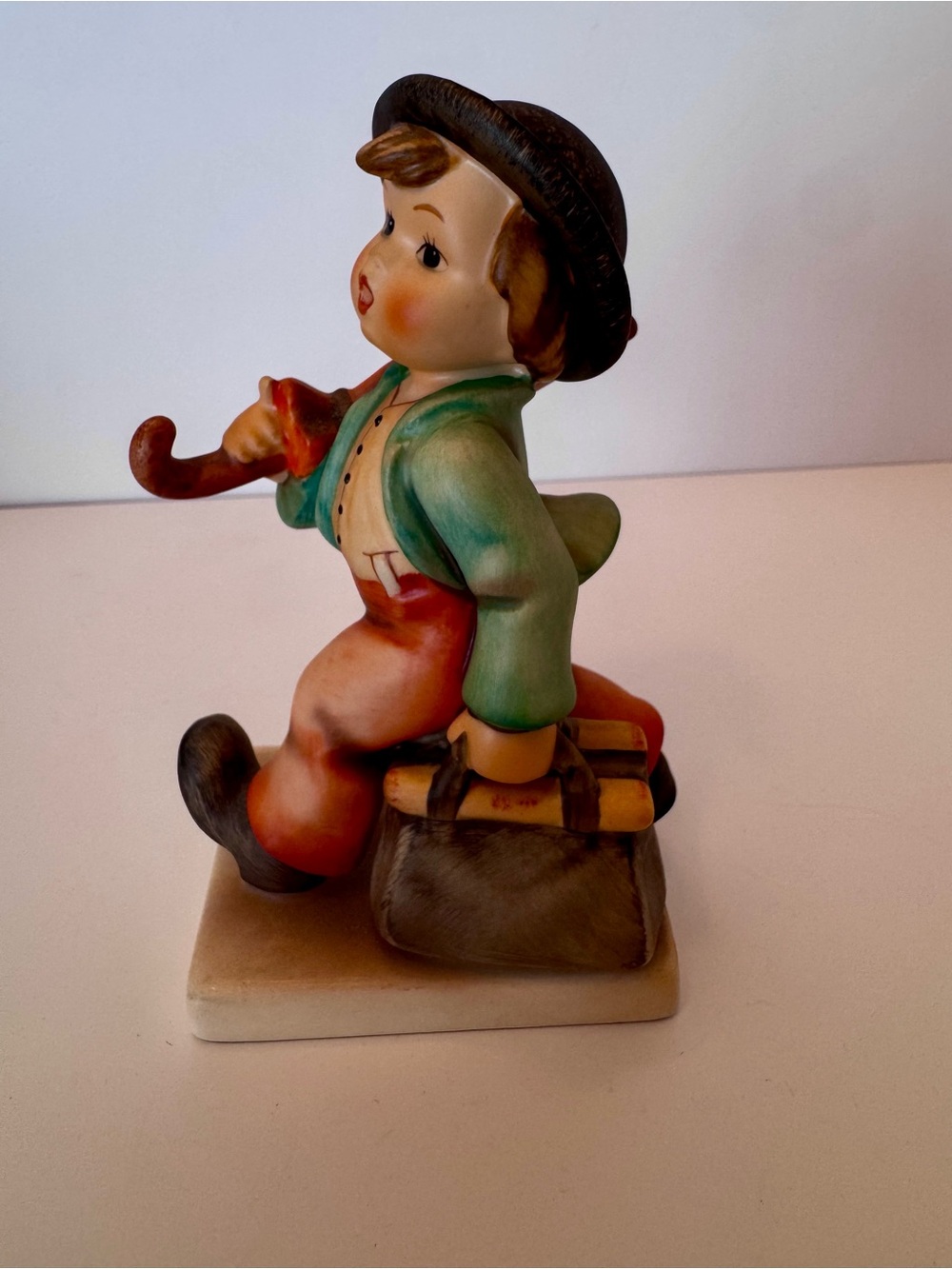 Vintage Hummel Goebel “Merry Wanderer” Boy Traveling Figurine